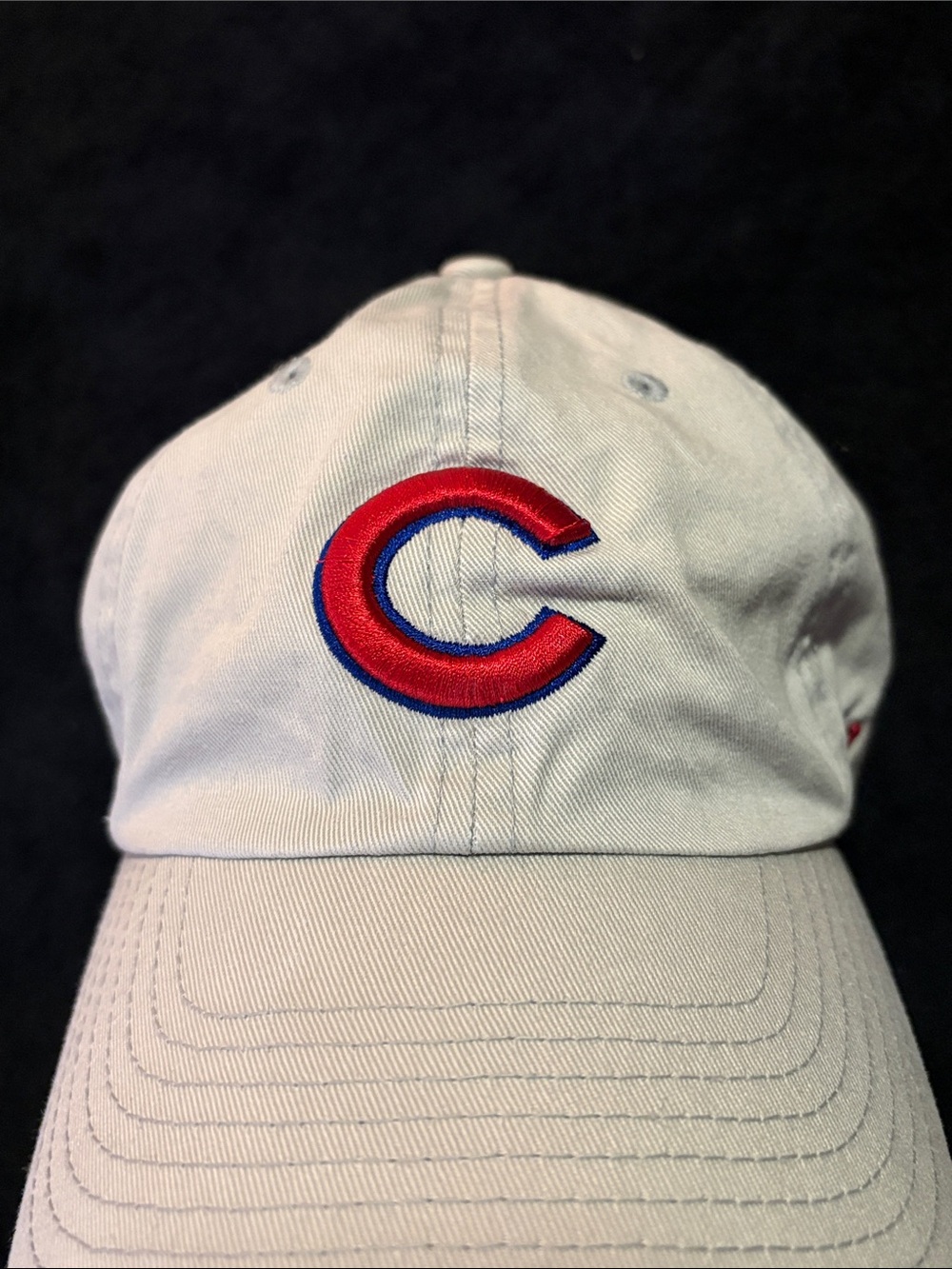 Chicago Cubs 47 Brand Beige Canvas Baseball Hat